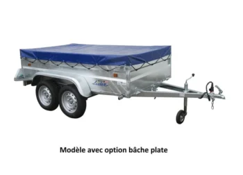 Remolque Lider Robusto 39394 2 ejes-2,50 m - 750 Kg