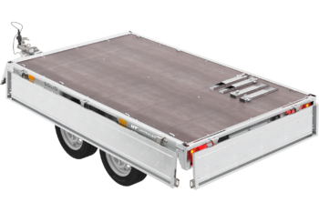 remolque de dos ejes 254×151 con ruedas unitrailer solid 250/2 dmc 750 kg