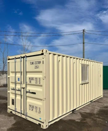Contenedor de Oficinas de Nueva Construcción-20 Pies Aislado y Equipado