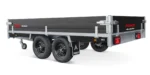Remolque de plataforma Anssems psx 2000.325 go-getter con ruedas debajo